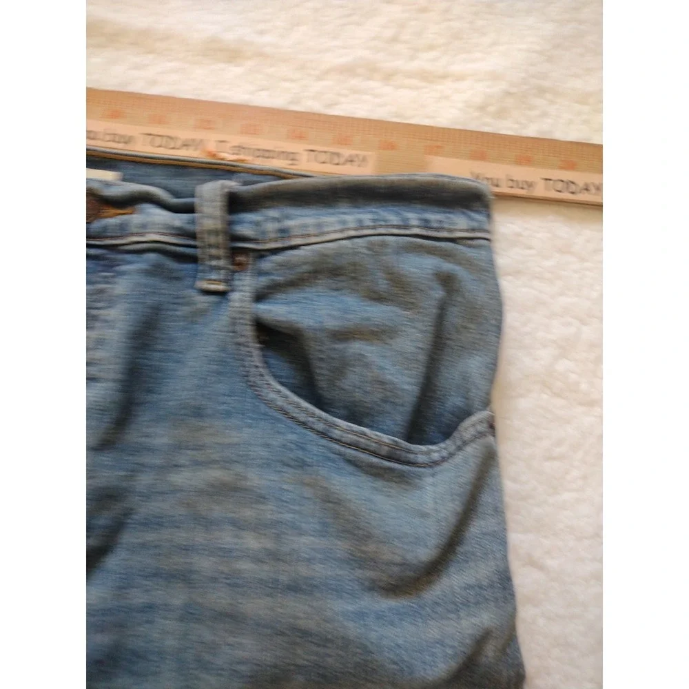 Levi's Strauss & Co Signature Jean Mens 36WX32L Blue Boot Cut Mid Wash High Rise